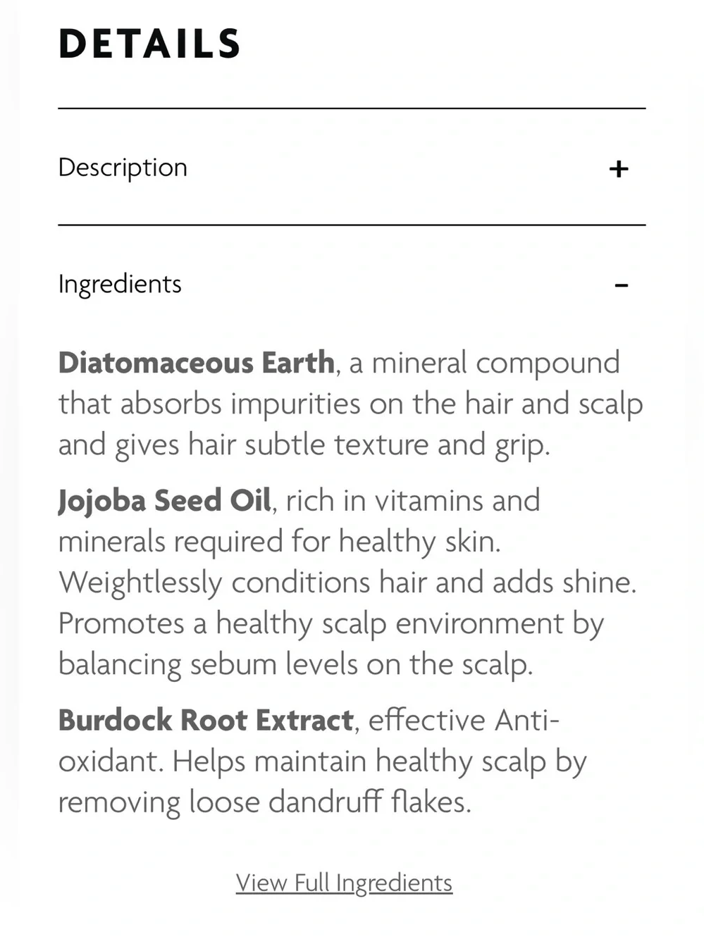 ❤️ R+Co Skyline Dry Shampoo Powder